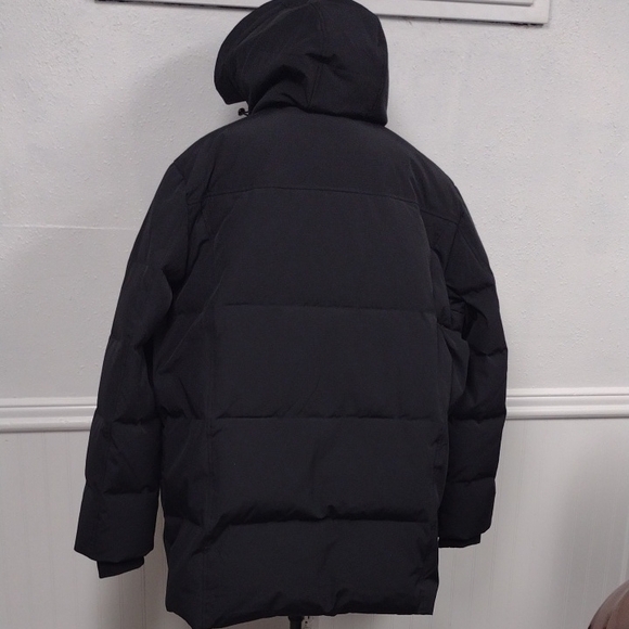 New Without Label Men's Classic Black Hooded Puffer Parca Jacket,Winter - Picture 6 of 16